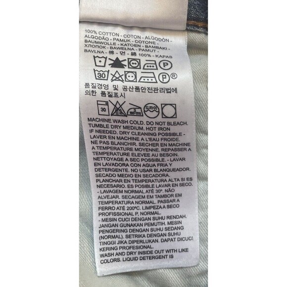 Levi's 569 Relaxed Loose Straight Blue Denim Jeans-Medium Wash-Men 34x30 - Picture 6 of 6